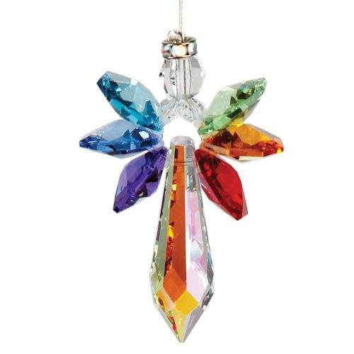 Guardian Angel Austrian Crystal Chakra Suncatcher NEW