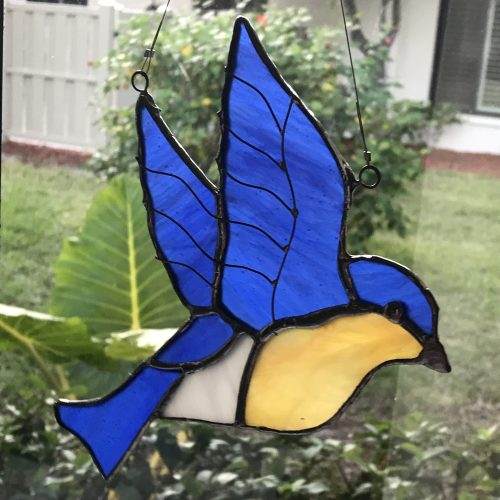 Stained Glass Flying Bird MADE-TO-ORDER - Image 2