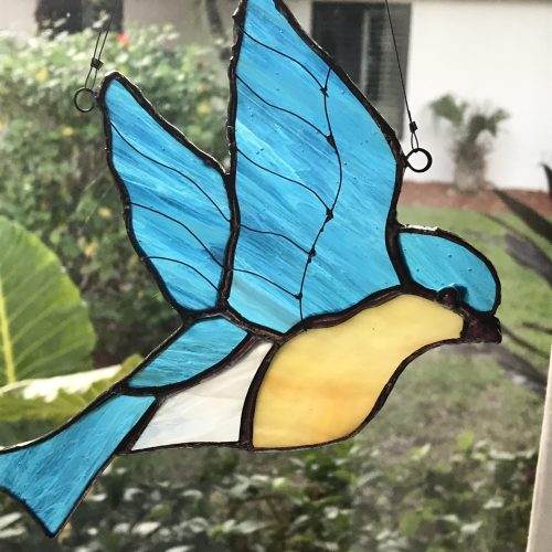 Stained Glass Flying Bird MADE-TO-ORDER - Image 6