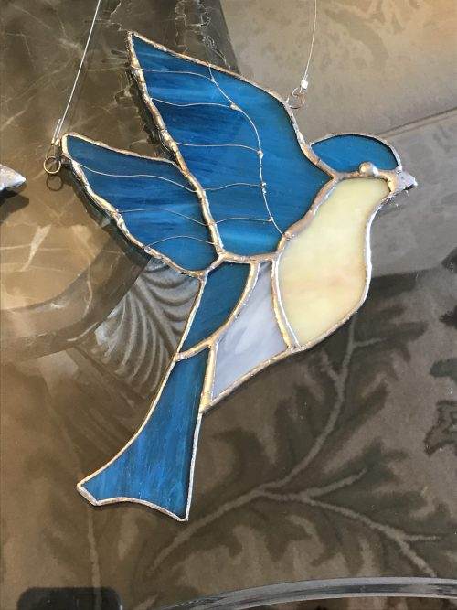 Stained Glass Flying Bird MADE-TO-ORDER - Image 3