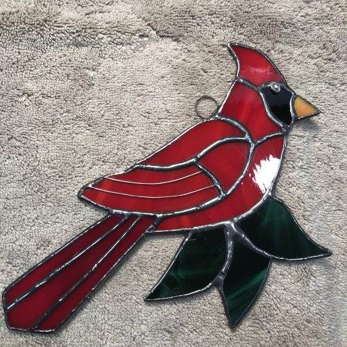 Stained Glass Red Cardinal MADE-TO-ORDER - Image 5