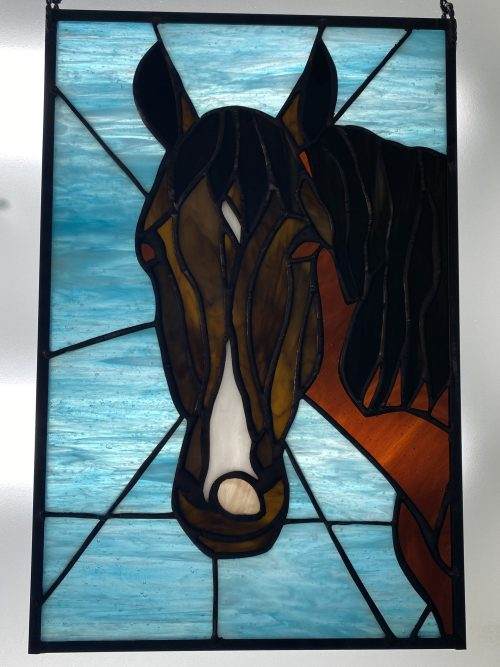 Pet Portrait Stained Glass Panel (custom) Made-to-Order, FREE shipping - Image 8