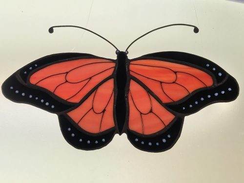 Monarch Butterfly  Stained Glass, Danaus, made-to-order & Free shipping