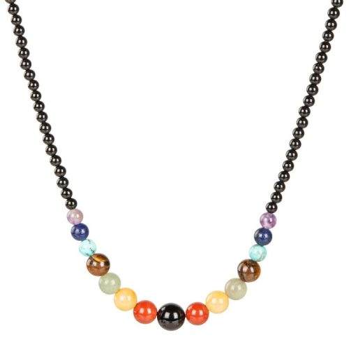 Chakra Beaded Necklace FREE SHIPPING