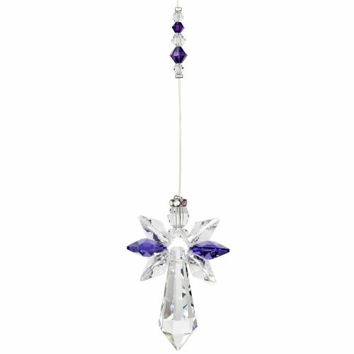 Guardian Angel Austrian Crystal Amethyst Suncatcher NEW - Image 3