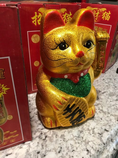 Maneki-Neko, Waving Lucky Cat  - NEW - Image 3