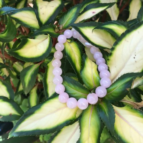 Unconditional Love and Peace Rose Quartz Gemstone Bracelet 8mm NEW - Image 3