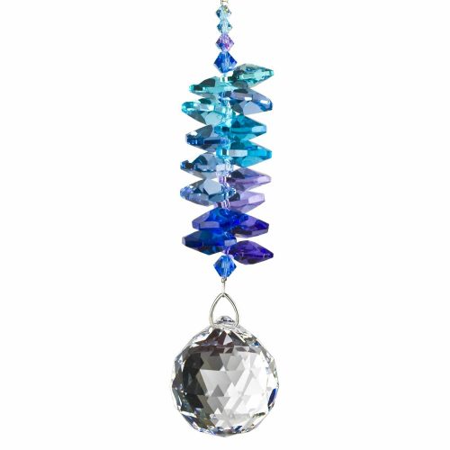 Crystal  Moonlight Cascade Ball Suncatcher NEW